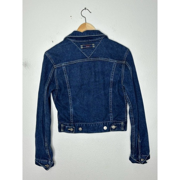 Vintage Y2K Tommy Hilfiger Jean Jacket Small - Picture 6 of 7